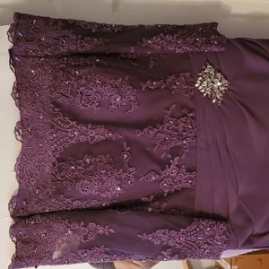 Plum Evening Dress Formal